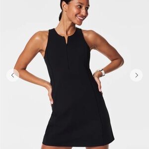SPANXshape Get Moving Zip Front Dress Black NWT Size US Large